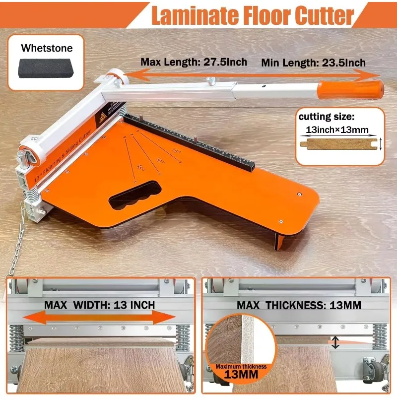 Vinyl laminate floor cutting machine 18 inch professional laminate floor cutting tool