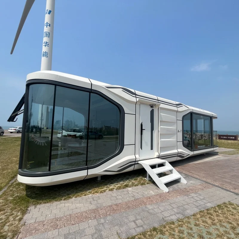 Factory Price Fast Build Modern Space Capsule House with Online Support