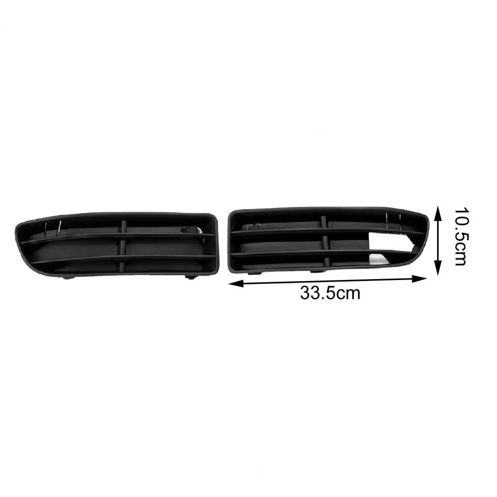 Lower Grille Wear-resistant Anti-scratch Black L/R Bumper Side Grill Cover Trim  1J5853665B 1J5853666C for VW-Jetta Bora MK4