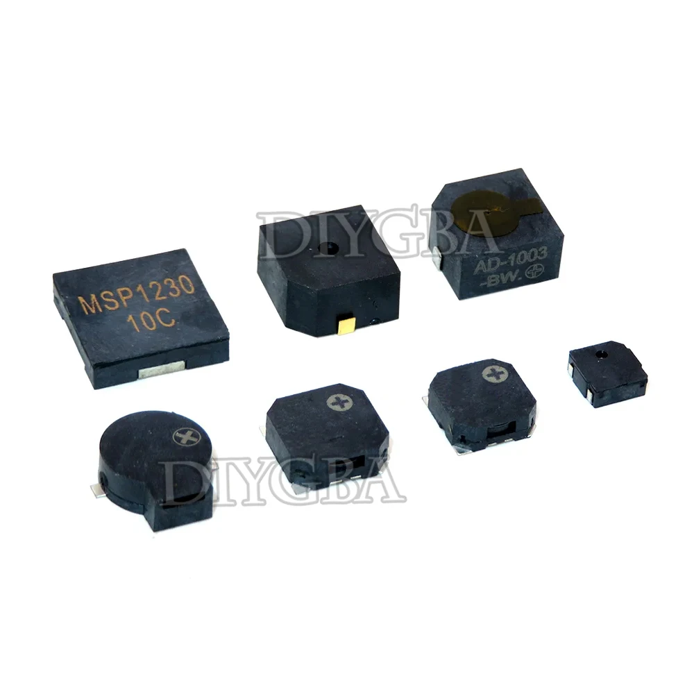 5PCS SMD Buzzer 5020 7525 8530 9032 9650 1230 3V 3.6V 5V Magnetic MINI Active Passive Piezo Buzzers Loudspeaker Electronic Kit