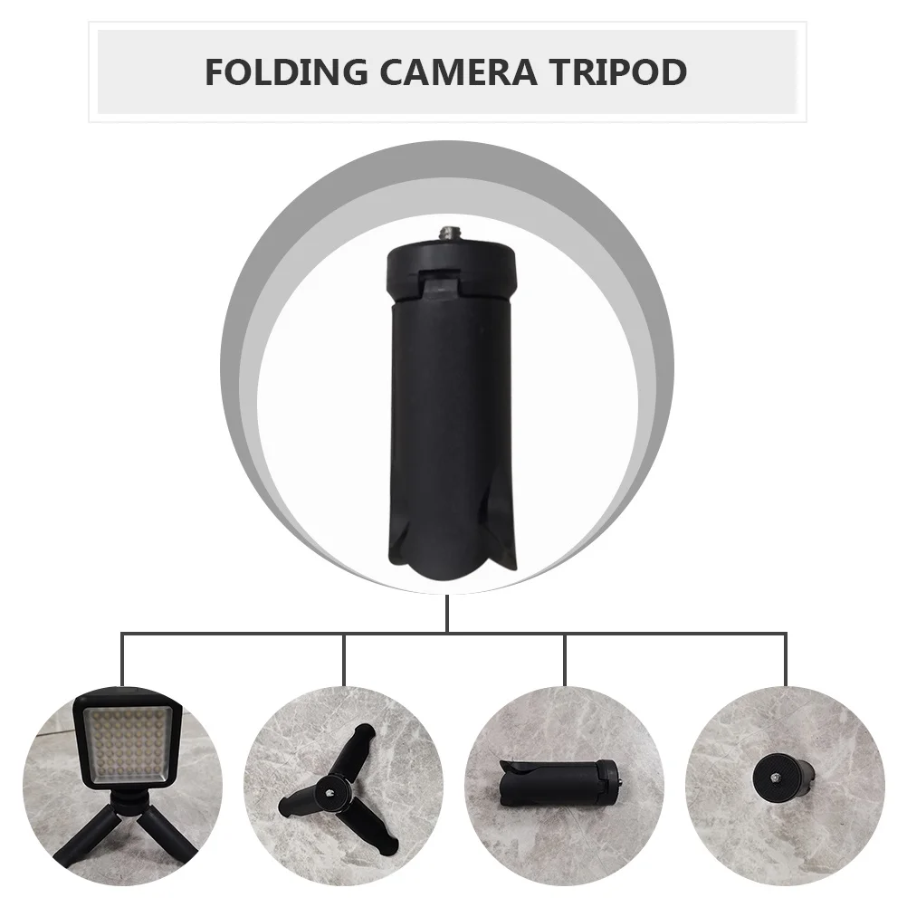 

4Pcs Folding Tabletop Tripod for Phone 4 Inch Screw Universal Clip Adapter Support Broadcast Video Camera Tripod