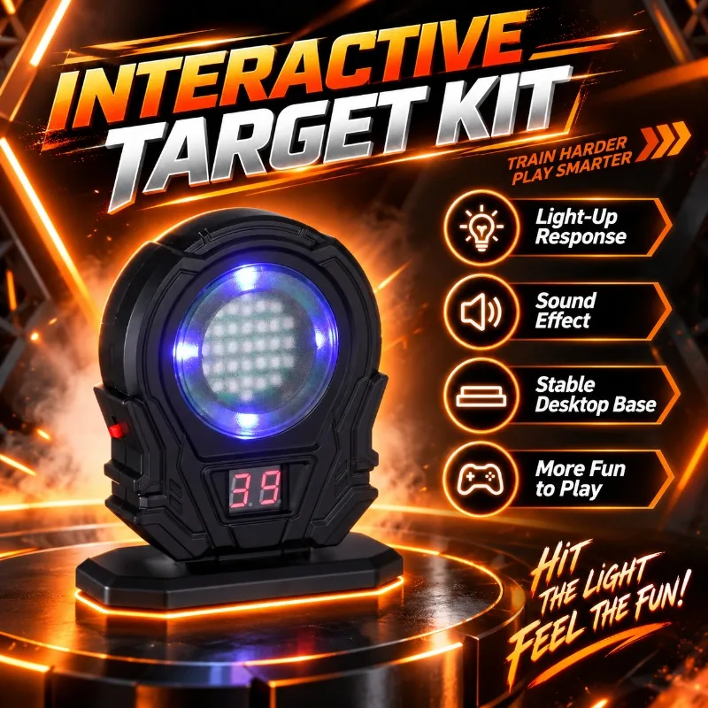 Indoor Leisure Electronic Practice Target Auto Score Record Sensing Game Ornament