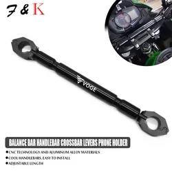 Loncin VOGE telefon tutucu ralli 300 300 ralli motosiklet aksesuarları için 300 parçaları denge çubuğu gidon Crossbar kolları