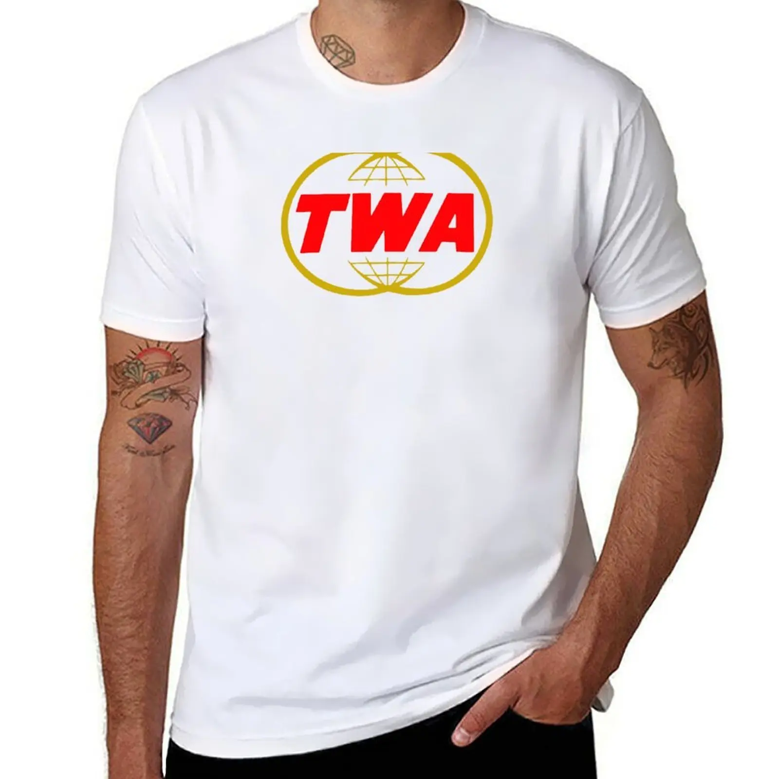 

Transworld man TWA t designer t shirt shirts USA designer tshirt T-Shirt Airlines man