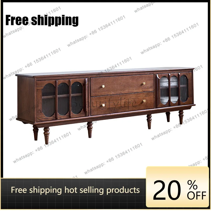 Factory Direct Sales American Solid Wood Storage Locker Integrated French Premium Retro Locker