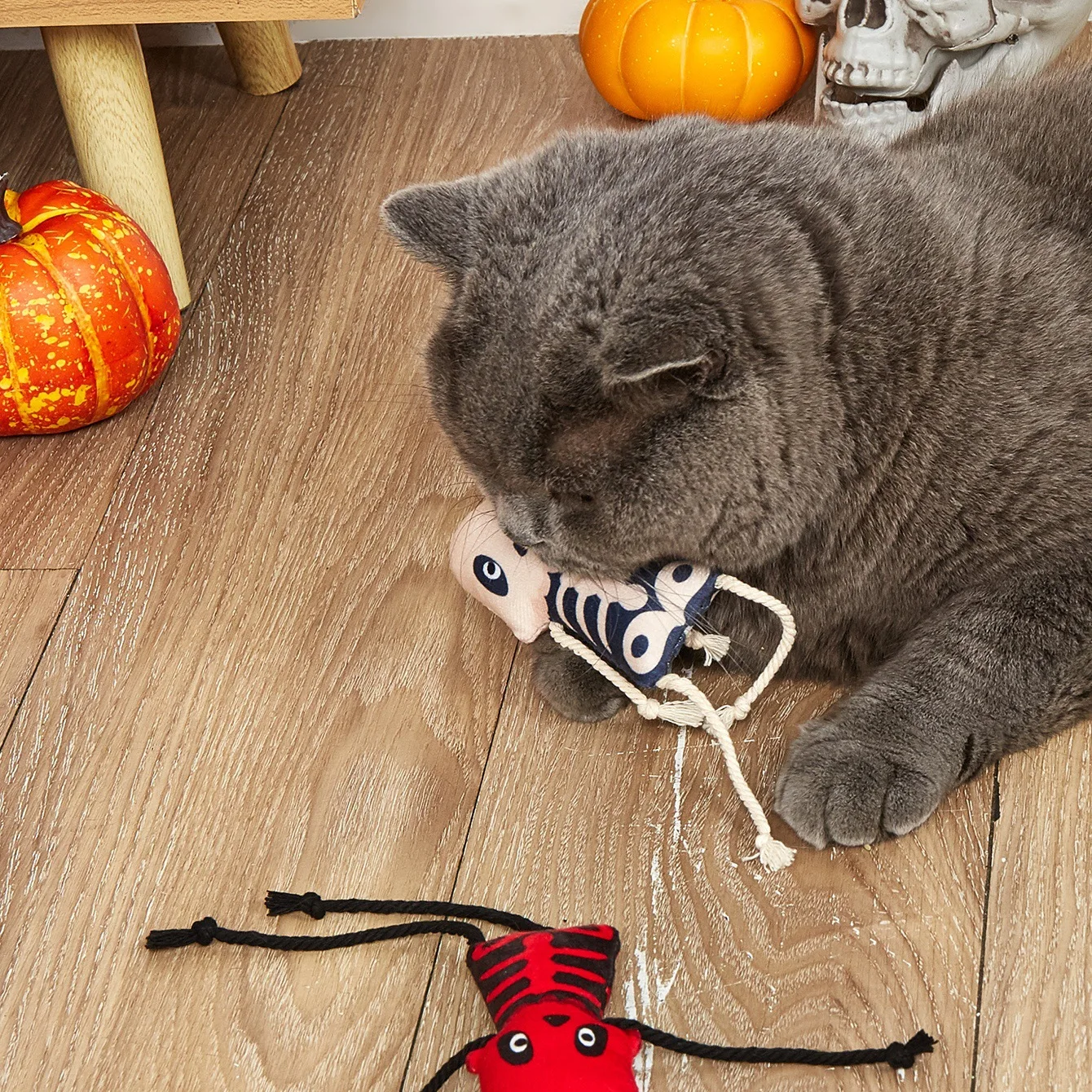 

Halloween Pet Toys Contain Catnip Bite Resistant Fun To Play with Cat Toys