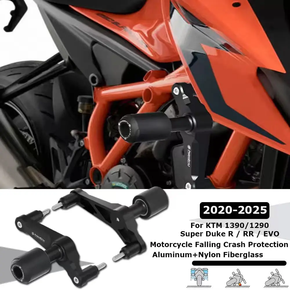 

For KTM 1290 Super Duke RR R Evo 1390 2023-2025 Motorcycle Falling Protection Frame Slider Fairing Guard Crash Pad Protector