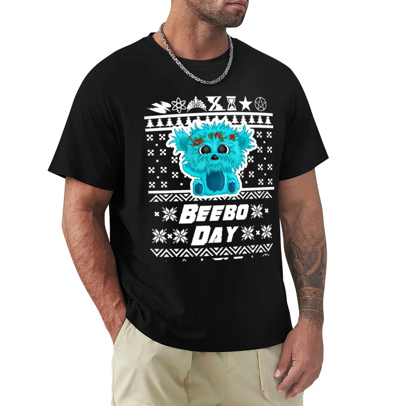 Ugly Beebo Day Sweater Classic T-Shirt quick-drying Short sleeve tee T-shirts for men cotton