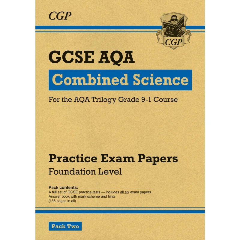 

GCSE Комбинированная учебная бумага AQA Foundation Pack 2 книги CGP Координационная группа Публикации 9781782948421 Книга