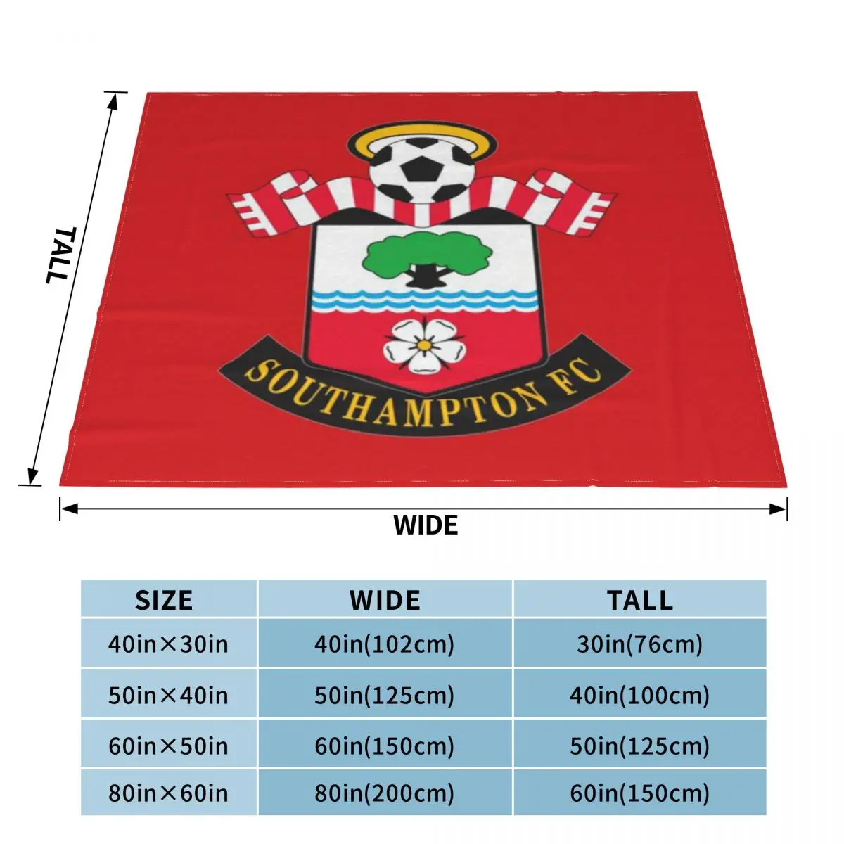 The South Of The North Southampton An Ultra-Soft Micro Fleece Blanket