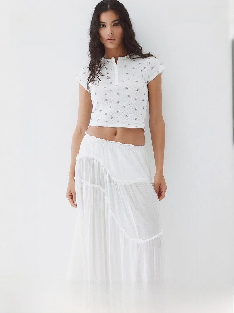 

Женская футболка H&M с коротким рукавом, круглым вырезом, из хлопковой ткани, повседневная, 100% хлопок, осенний сезон, стандартный крой, 308370