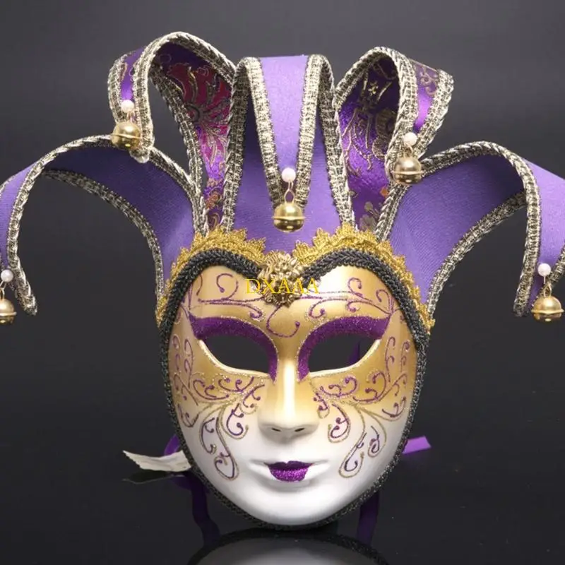 

DXAA Comedy Mask Exquisite Decoration Full Face Mask for Holloween
