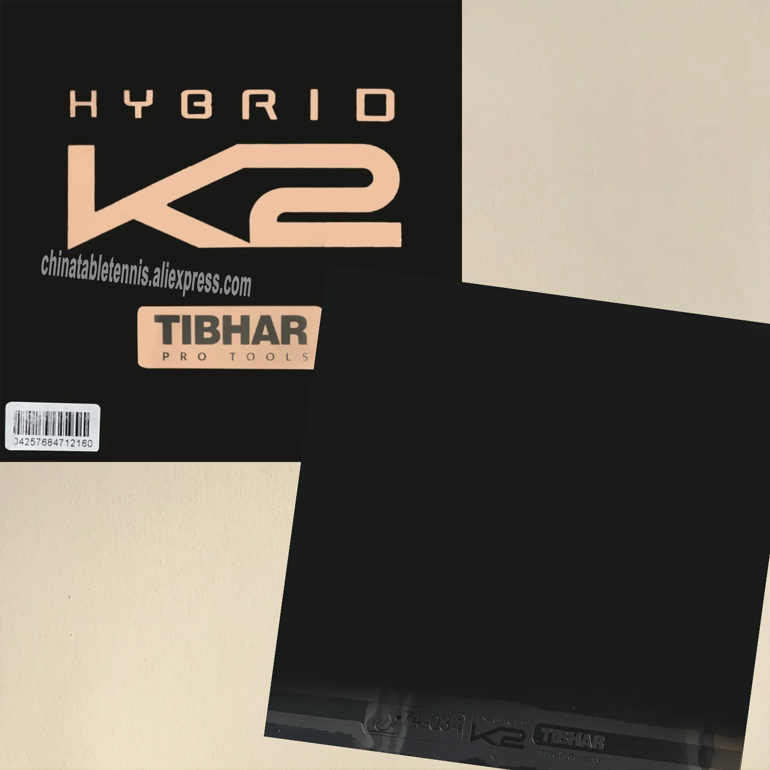 

TIBHAR HYBRID K2 (липкая резина + немецкая жесткая губка, скорость и вращение) Pips-in, резиновая губка для настольного тенниса, губка для пинг-понга