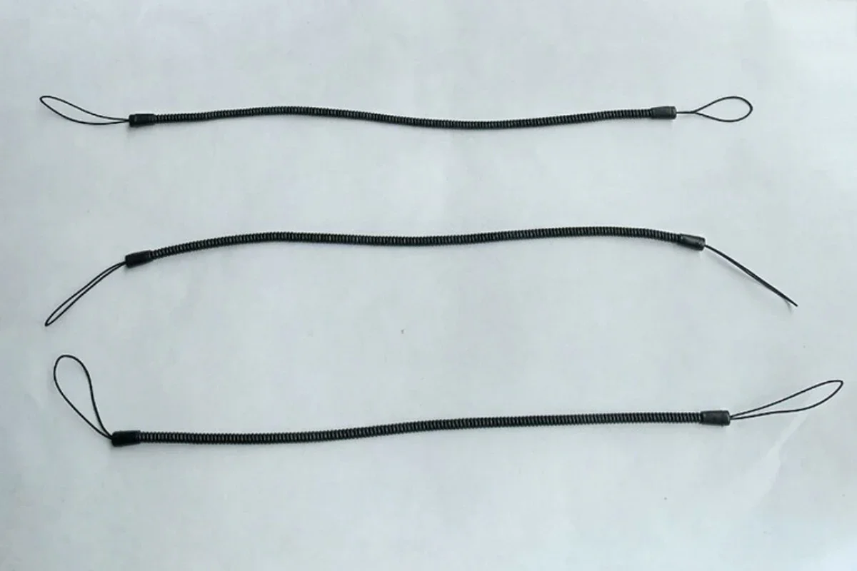 신축성 스타일러스 용수철 코드, 휴대폰 랜야드 플라스틱 낙하 방지 코드, 스타일러스 보안 코드