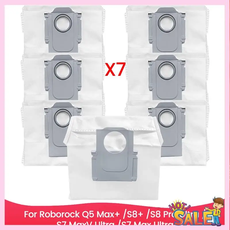 Roborock Q5 Max+ /S8+ /S8 Pro Ultra /S7 Maxv Ultra /S7 Max Ultraロボット掃除機用交換ダストバッグ A88X