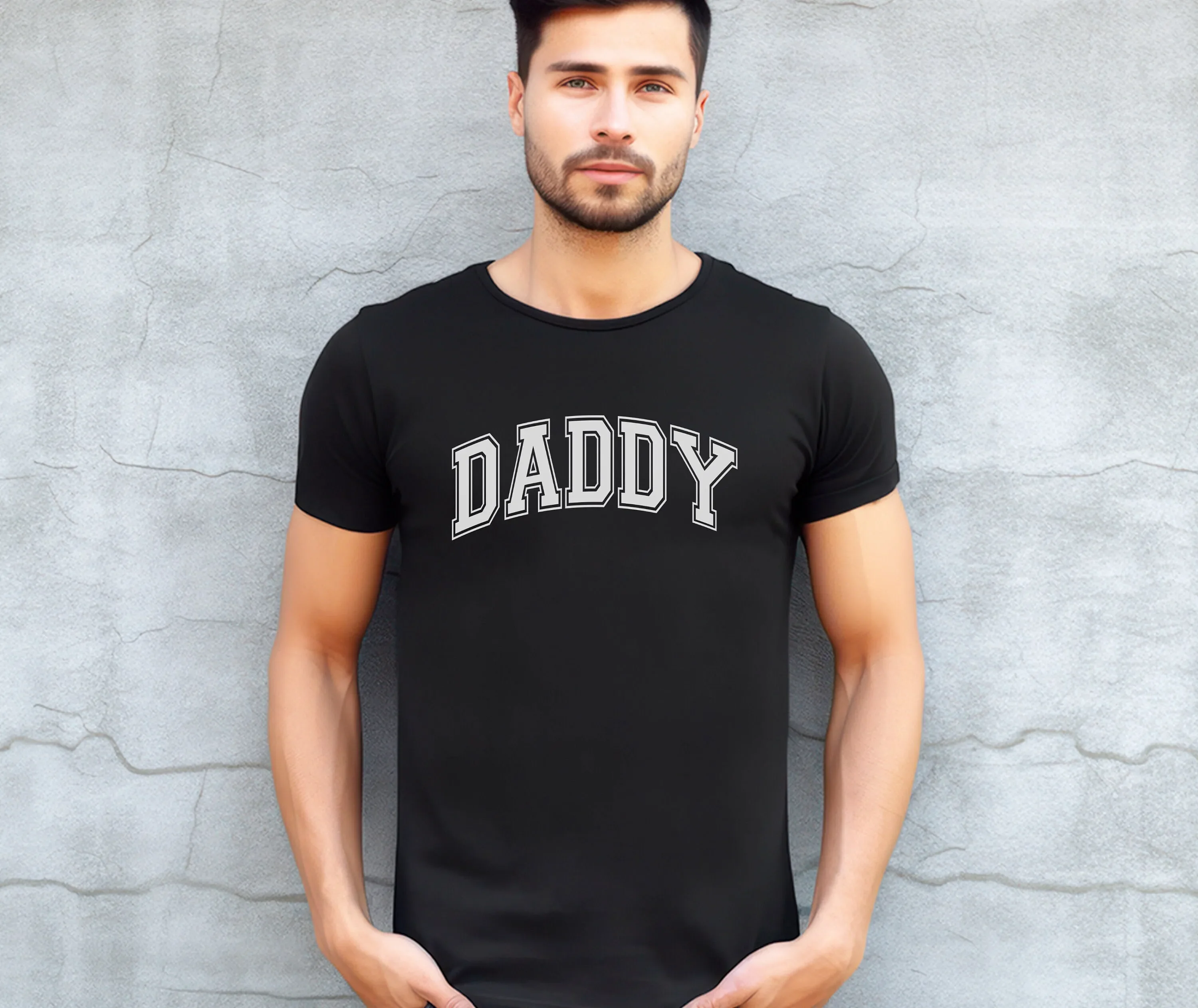 Daddy Varsity T Shirt Celebrate Fatherhood in Style