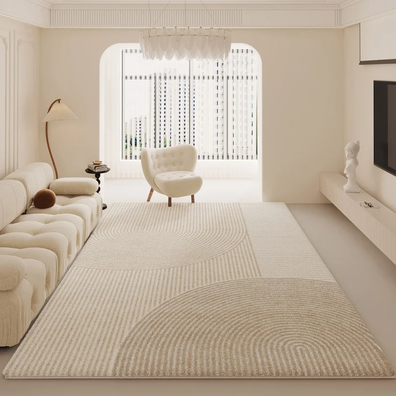 

VIKAMA Thick Washable Removable Living Room Carpet Plain-Colored Sofa Mat Bedroom Bedside Blanket Home Decorative Floor Cover