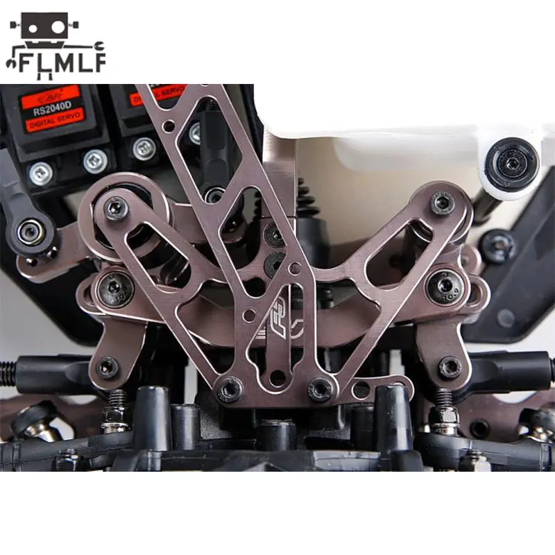 RC Car Upgrade Parts CNC Metal Steering Group Assembly Set for 1/5 Scale Rofun Rovan F5 Truck MCD XS-5 RR5 Truck Parts