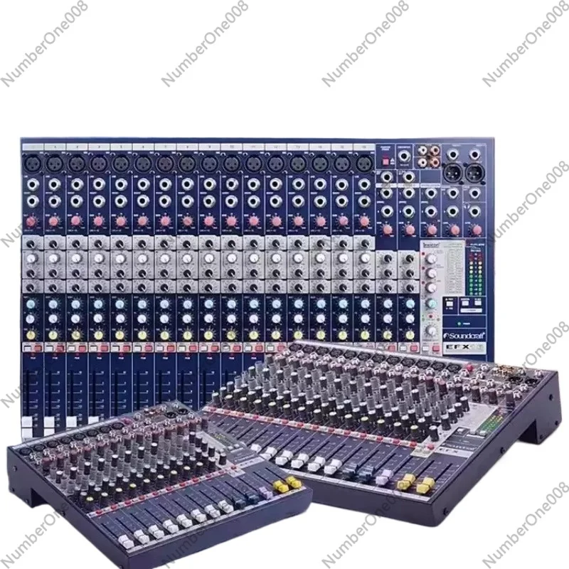 Soundcraft EFX8/EFX12/EFX16/EFX20 Professional Mixer, Built-in 24-bit Lexicon Effects for Stage/Studio, 8/12/16/20-Channel