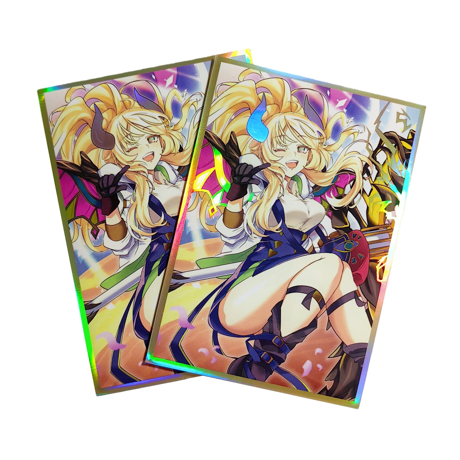 50PCS Yugioh Incredible Ecclesia, the Virtuous Card Sleeves Yu-Gi-Oh! TCG OCG Trading Cards Shine Protector Case