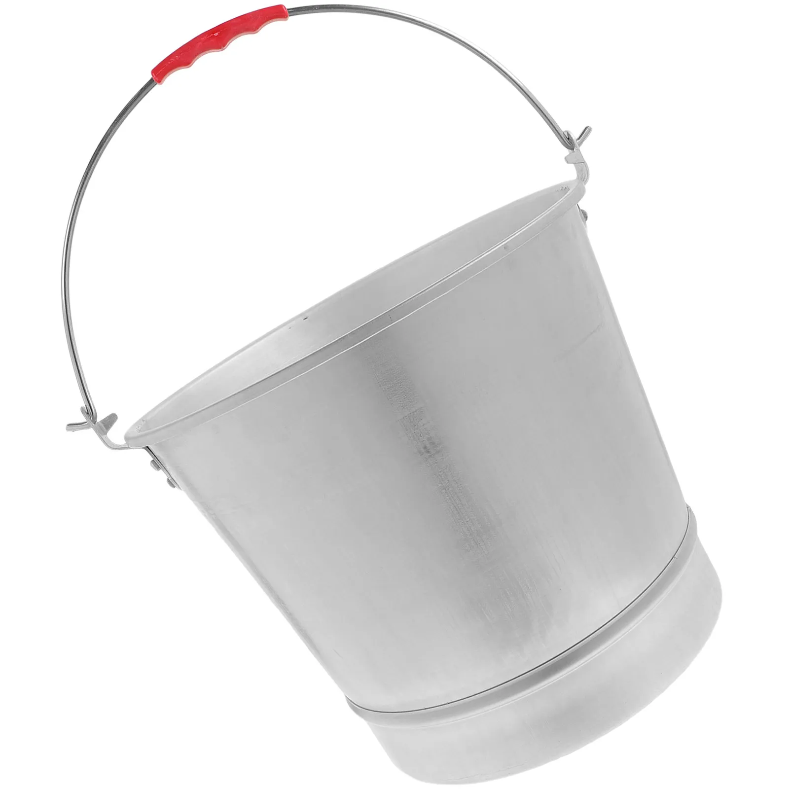 

Large Capacity Metal Water Bucket Heavy Duty Stainless Steel and Aluminum Milk Storage Bucket for Household Farm Beach Ice