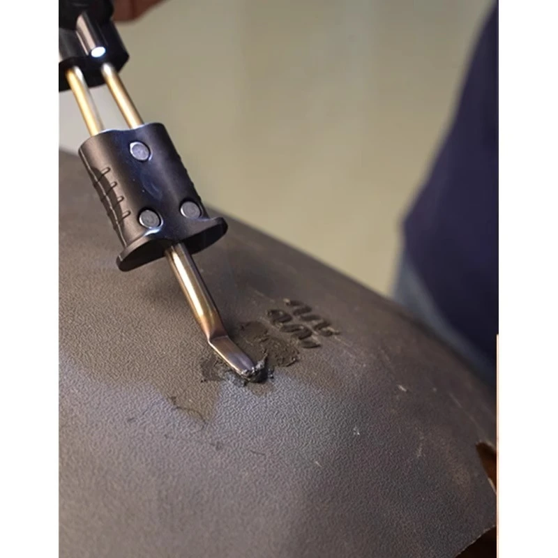 دباسة ساخنة من الليثيوم أيون، مسدس لحام لإصلاح المصد البلاستيكي، مكواة لحام كهربائية لاسلكية لإصلاح جسم السيارة