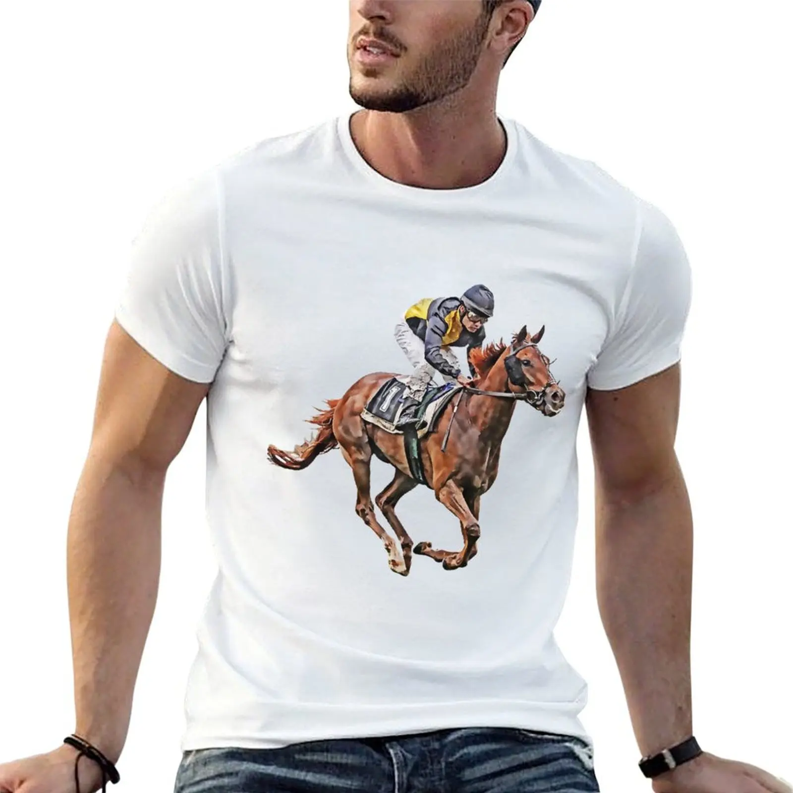 

Horse race T-Shirt man tshirt anime tshirt T-Shirt