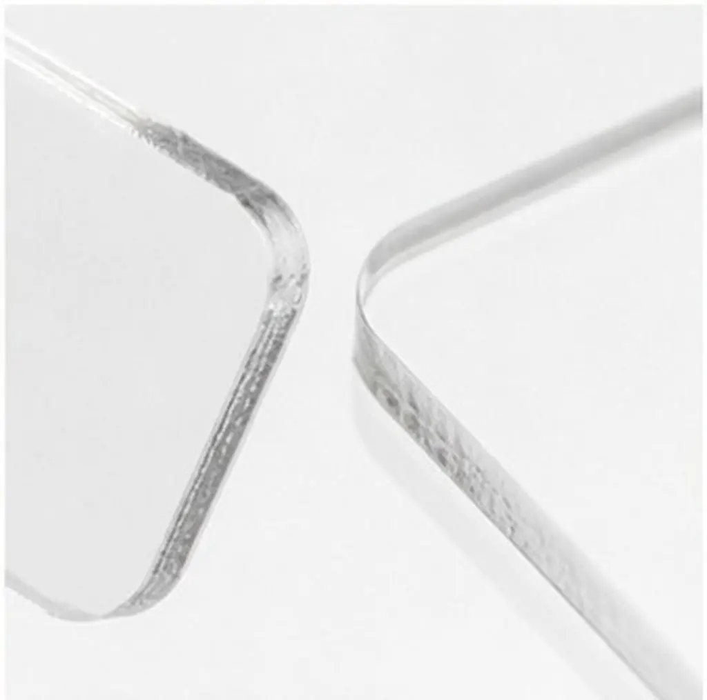 30Pcs Uv Resistant Clear Acrylic Blanks Rectangular DIY Plant Markers for Garden Nursery Office Desk Retail Store Luggage Name