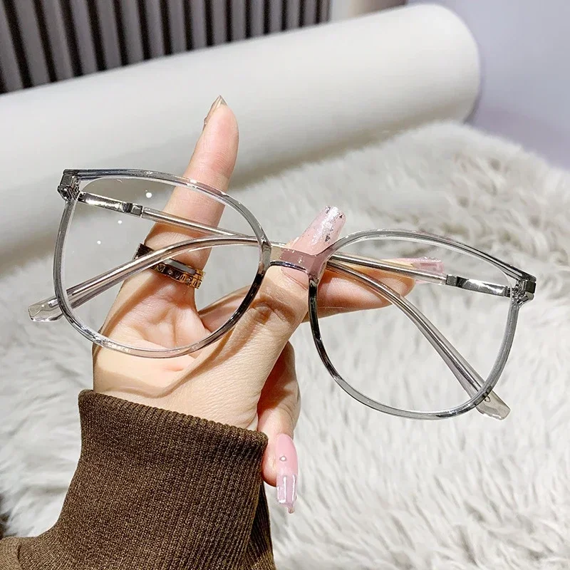 Luxuriöse Fernsicht-Lesebrille für Damen, blaues Licht blockierende Computerbrille, neue trendige Cat-Eye-Brille für Damen und Herren – Detail 6