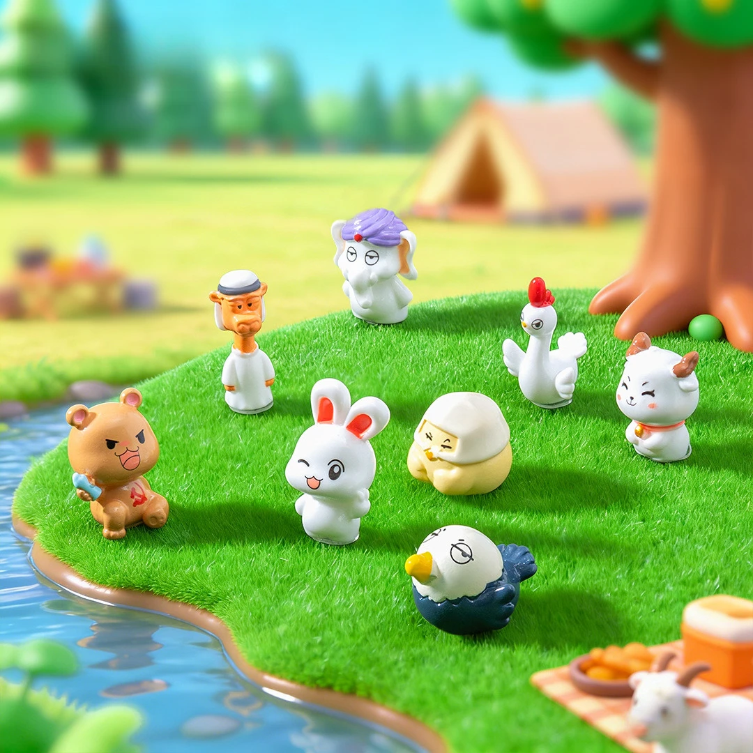 

100pcs Wholesale 3D Resin Mini Animal Rabbit Home Decoration DIY for Fairy Garden Landscape Dollhouse Accessories