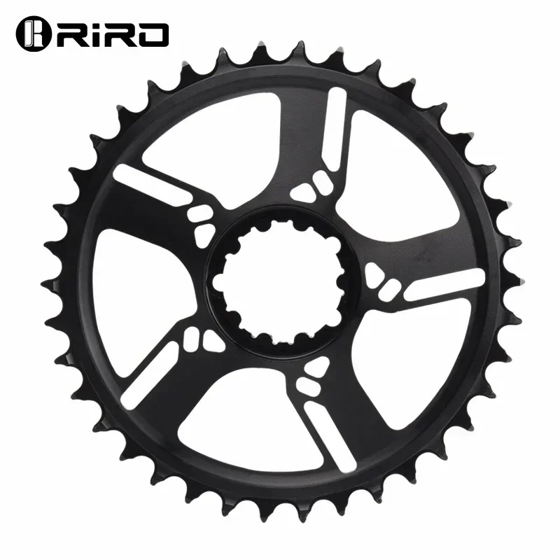 

RIRO Bicycle CNC Ultralight Chainring 32/34/36/38T Wide Narrow Teeth Crankset Chainring 3 Bolt Direct Mount 9/10/11/12S