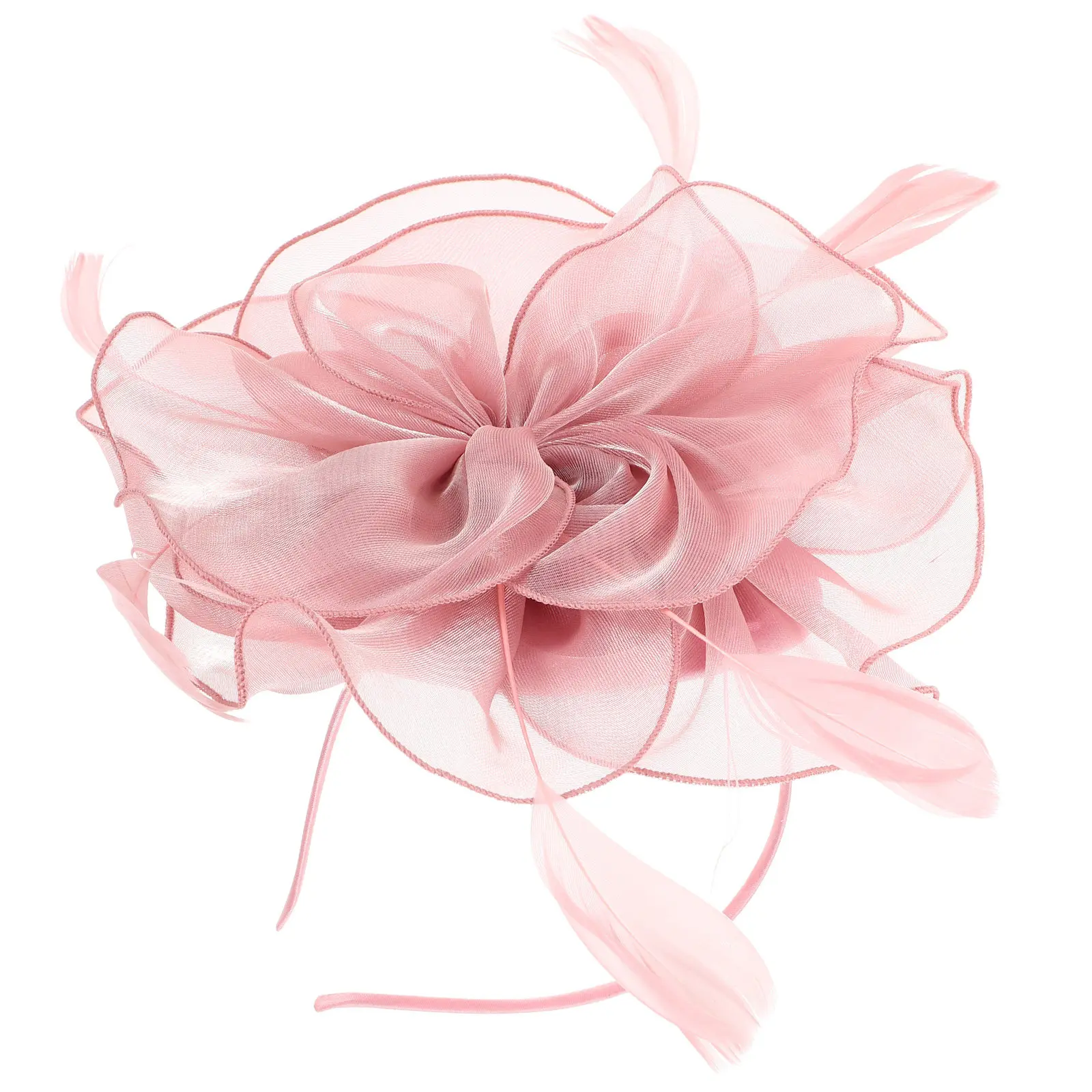 Vintage Fascinator Hat for Women – Elegant Mesh & Floral Headpiece for Tea Party, Carnival, Fashion Show
