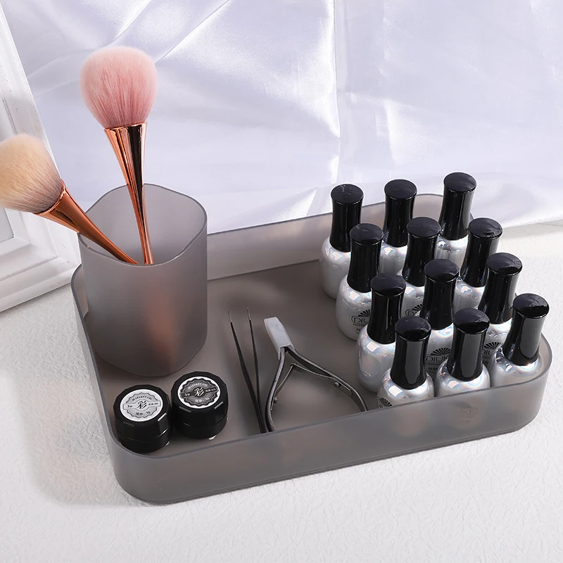 5PCS/Set Japanese Style Manicure Tools Storage Box Nail Polish Nail Files Nail Brush Holder Cotton Pad Storage Box Accessories