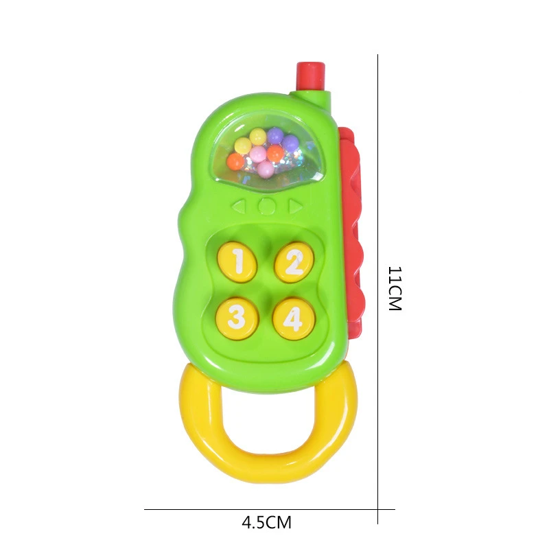 0 ~ 12M Baby Teether grzechotki Mobiles noworodka zęby szlifowanie zabawki niemowlę Handbell Toddlers szkolenia dziecko boże narodzenie zabawki urodzinowe