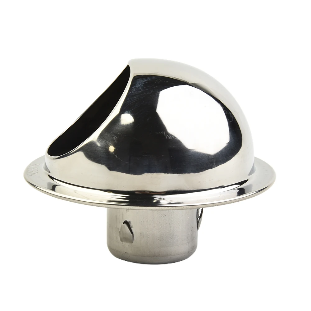 ใหม่ที่มีประโยชน์ Tumble Dryer Vent ท่อ/ท่อ Air Vent Grille รอบ Vent Outlet ป้องกันการรั่วไหลไอเสียพัดลม 50mm Bull Nose Wall Vent