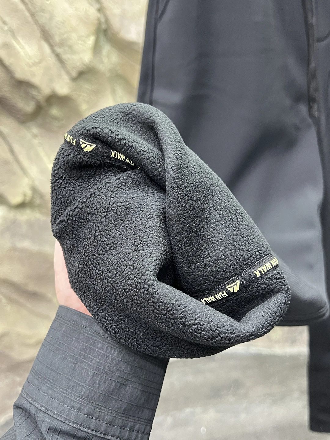 الحرارية Fce Cosite Thiened مستقيم الساق سراويل تقليدية الرجال الخريف الشتاء لون نقي النايلون دنة الثلجي التضاريس بنطلون