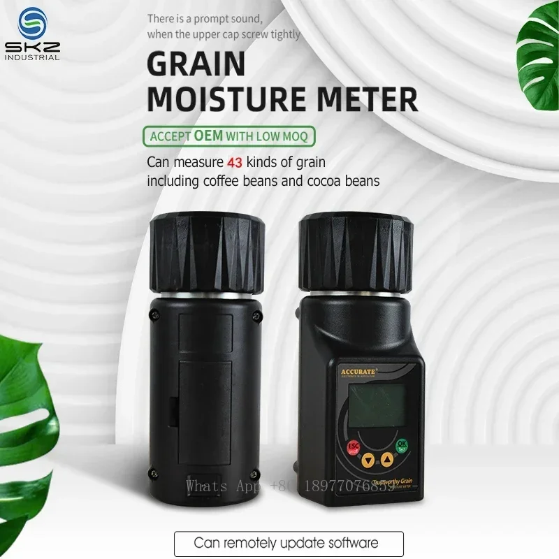 SKZ111B-2 PRO Corn Paddy Rice Wheat Moisture Meter Coffee Bean Cashew Nut Grain Moisture Analyzer With CE ISO