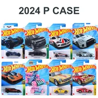 24P Case Hot Wheels Car Let's Race Boys Toy 1:64 Diecast Nissan Skyline GTR Batman Batmobile Motorycyle Koenigsegg Birthday Gift