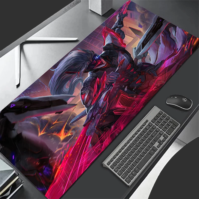 Mousepad Computer Gaming Accessories Keyboard Pad Office PC Rubber Mouse Pad Decoracion L-league of Legends Yone Desk Mouse Mat