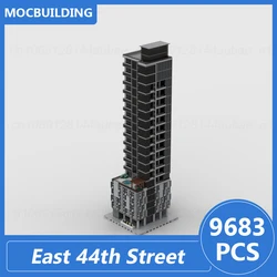 East 44th Street & Vesper ATX City Architecture Model Moc Building Blocks Diy Assemble Bricks Collection Display Xmas Toys Gifts