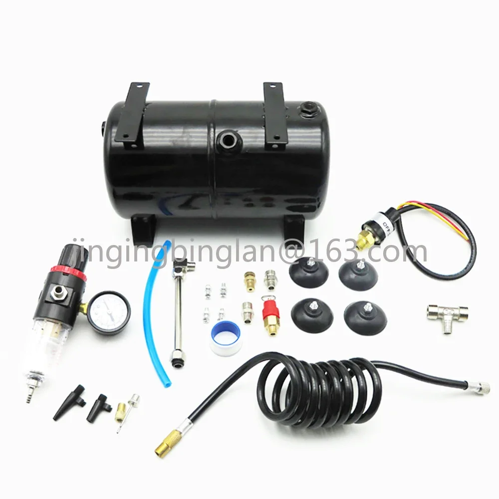 3.5L Air Storage Tank  4 Holes Air Tank AS18B AS186 Model Pump Compressor Spray Pump Tattoo Spraying Compressor Tank