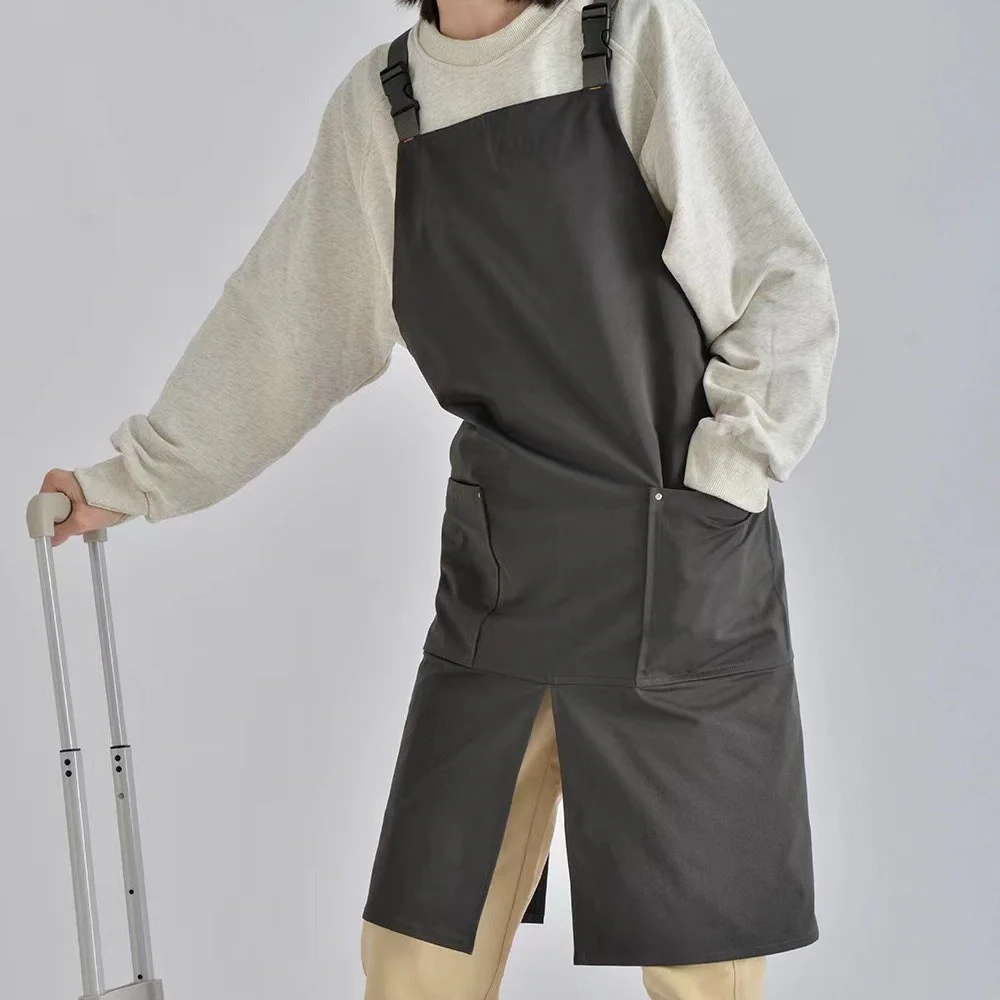 Delantal de trabajo Universal impermeable delantal coreano japonés delantal de cocina impermeable ajustable para estudio de arte flor tienda manicura