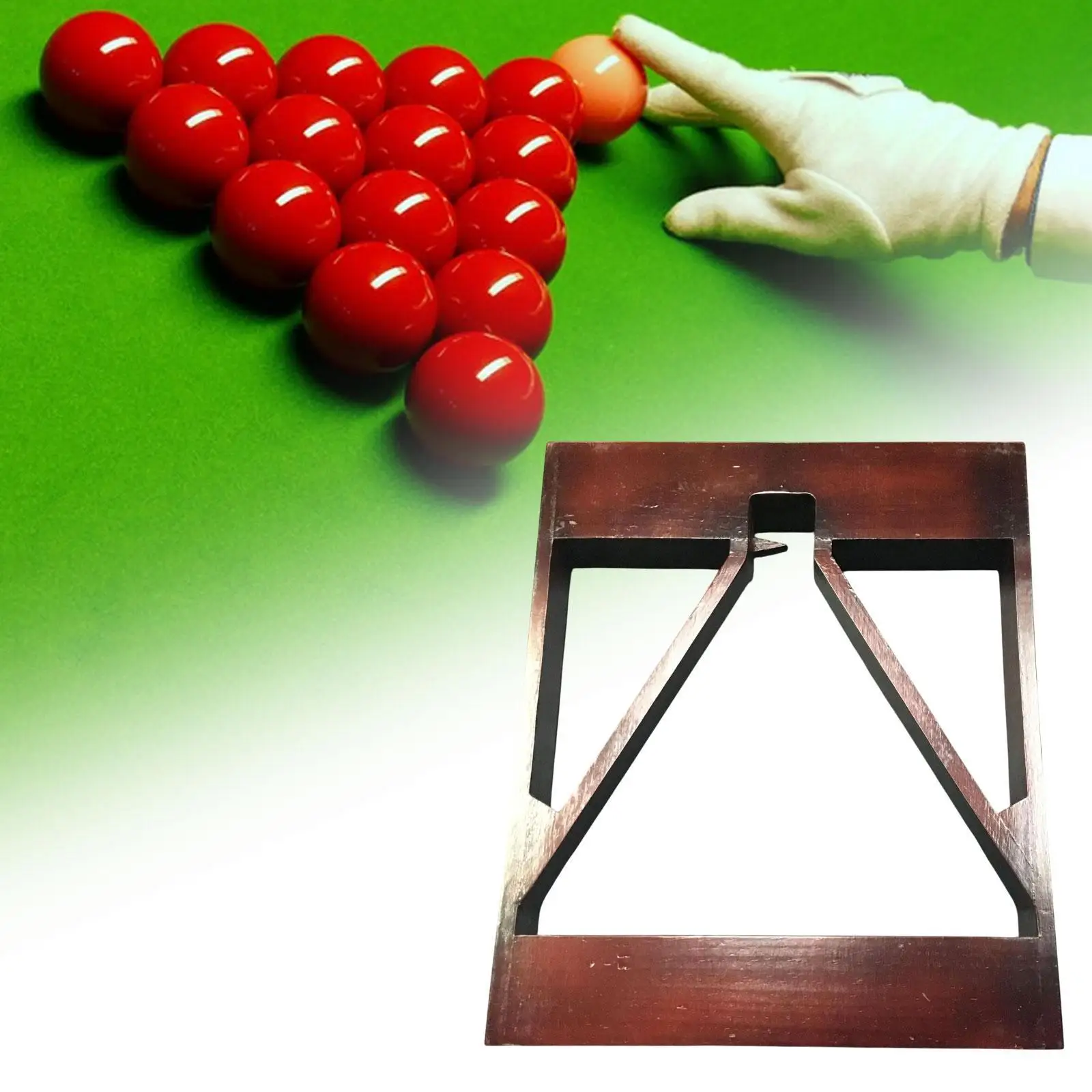 Billiard Ball Triangle Rack Pool Table Accessories Convenient Portable Sturdy Pool Ball Rack for Leisure Sports Competition