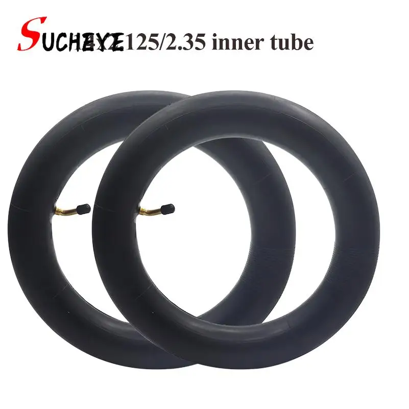 

14x2.125/2.35 Rubber Inner Tube With A Bent Valve Stem For Bicycle Bike Tires Electric Bike Parts Accessory