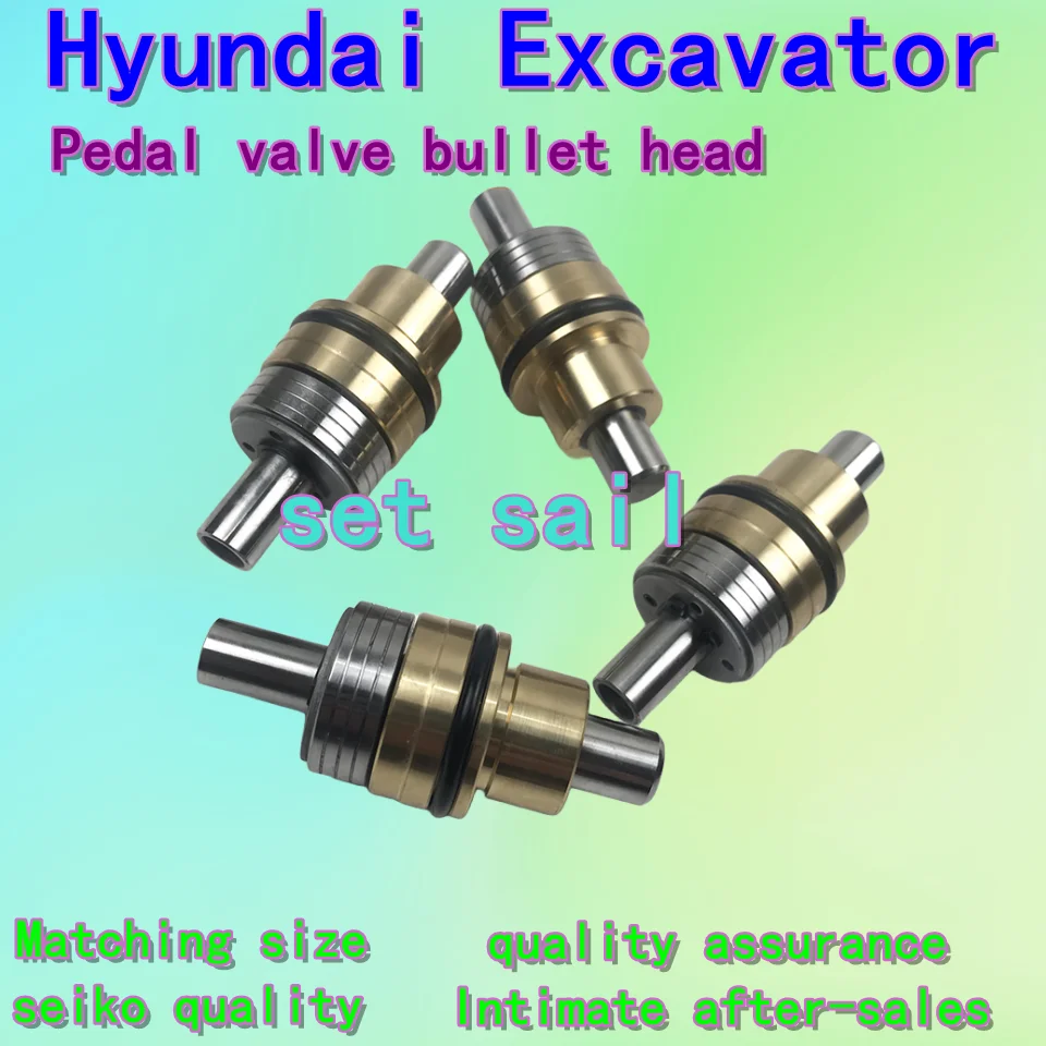 Excavator Hyundai parts R55 60 80 150 210 215 220 225 290 350 305- Walking foot valve bullet head oil seal mountings spare parts