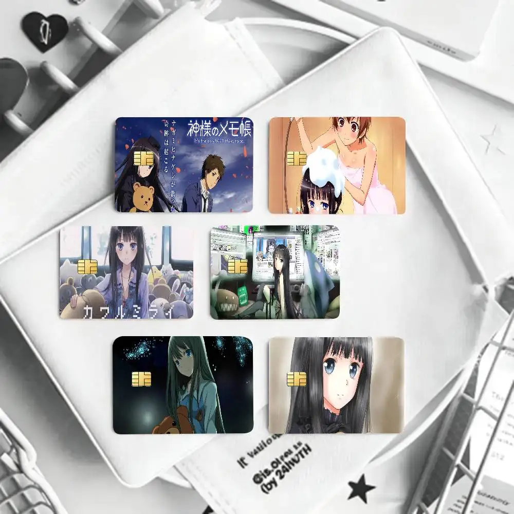Its The Only NEET Thing To Do Youth Adventure Anime Card Sticker Cartoon Art Credit Card Skin Anti Scratch Bank Debit Card Decal