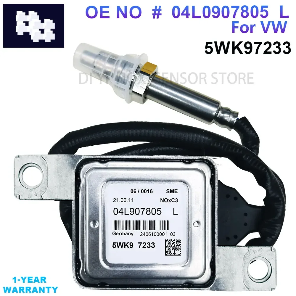 5WK97233 04L907805L 5WK9 7233 04L907805 L Nox Sensor For Audi Q3 Volkswagen VW Sharan Tiguan Seat Alhambra Skoda 8U MPV SUV5WK97