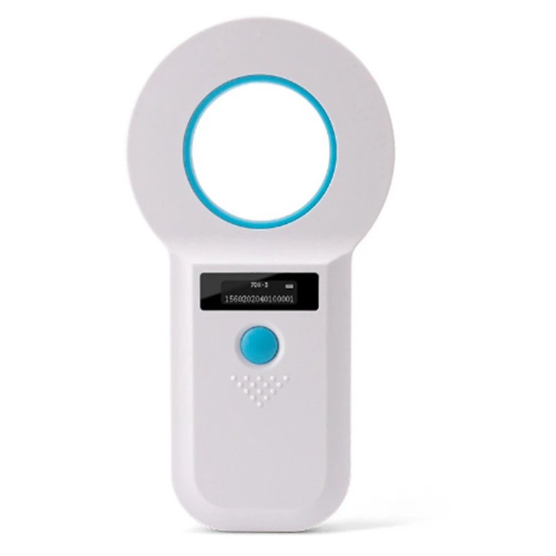 

134.2Khz Dog Cat Reader For Animal Ear Tag Glass Chip RFID Handheld Microchip Reader Scanner For Pet Animals Durable C