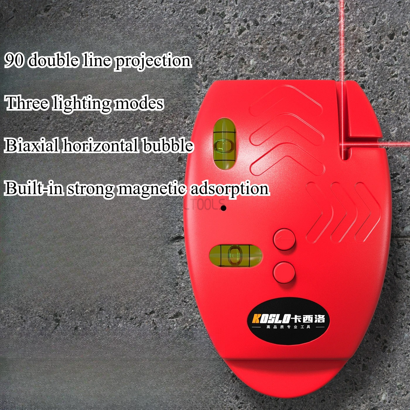 

90-градусный лазерный уровень, двухлинейный проекционный электронный инфракрасный линейный уровень, высокоточный настенный уровень на большие расстояния, портативный