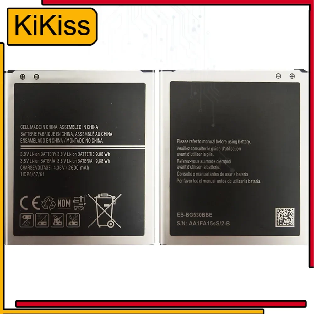 Battery EB-BG530BBE EB-BG531BBE For Samsung Grand G2 Core J260 J3 2016 J5 2015 G531 Prime G532 G530 J2 Pro Batteria